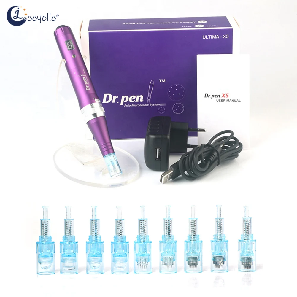 

Новейшая микроручка Dr. Pen Ultima X5, Электрическая Микро Дерма, нанокартридж, иглы для терапии, МТС, косметика для лица, товары для макияжа