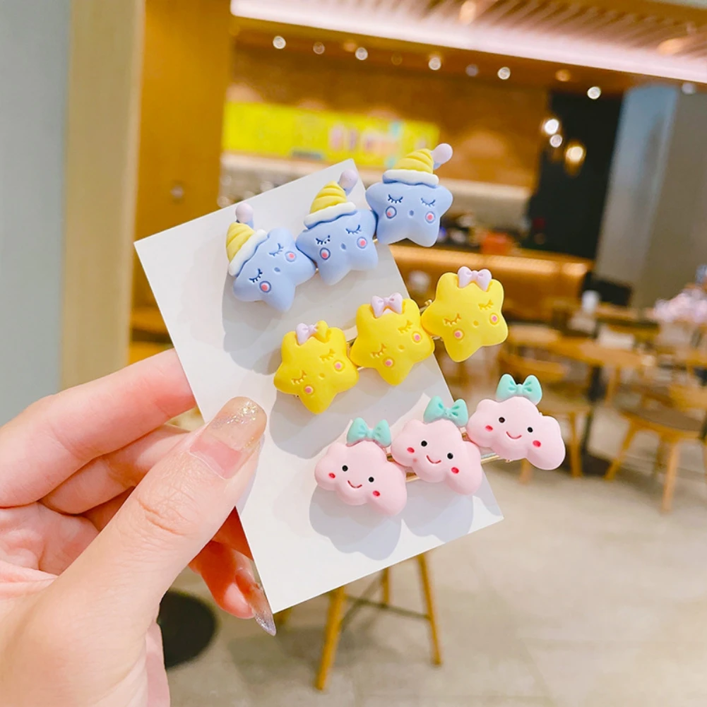 

Baby Girl's Hair Clips Cute Hair Accessories Colorful Dessert Patterns Barrettes For Baby Girls Teens Toddlers Assorted styles
