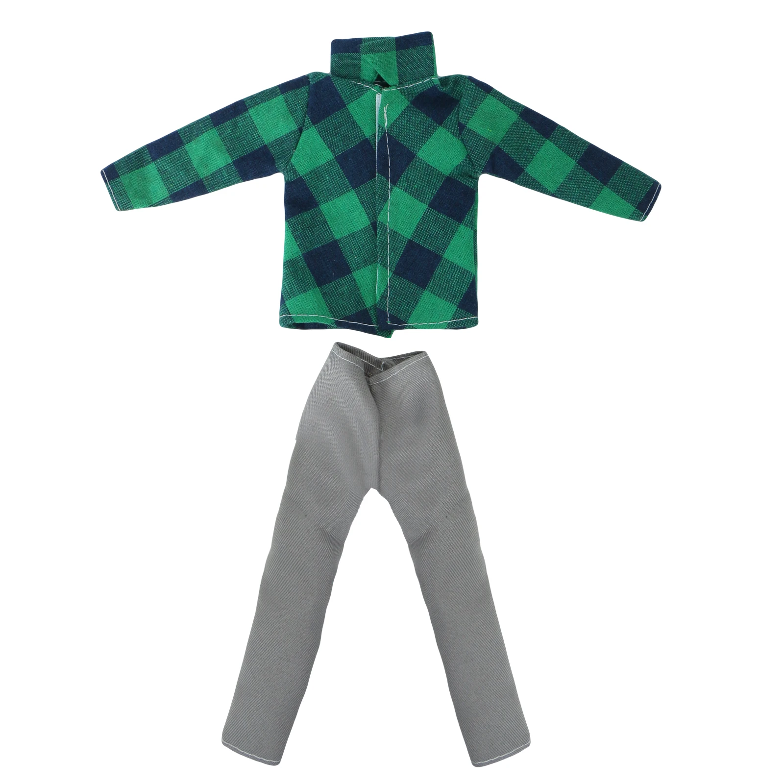 Модная мужская одежда повседневная зеленая клетчатая рубашка с длинным рукавом