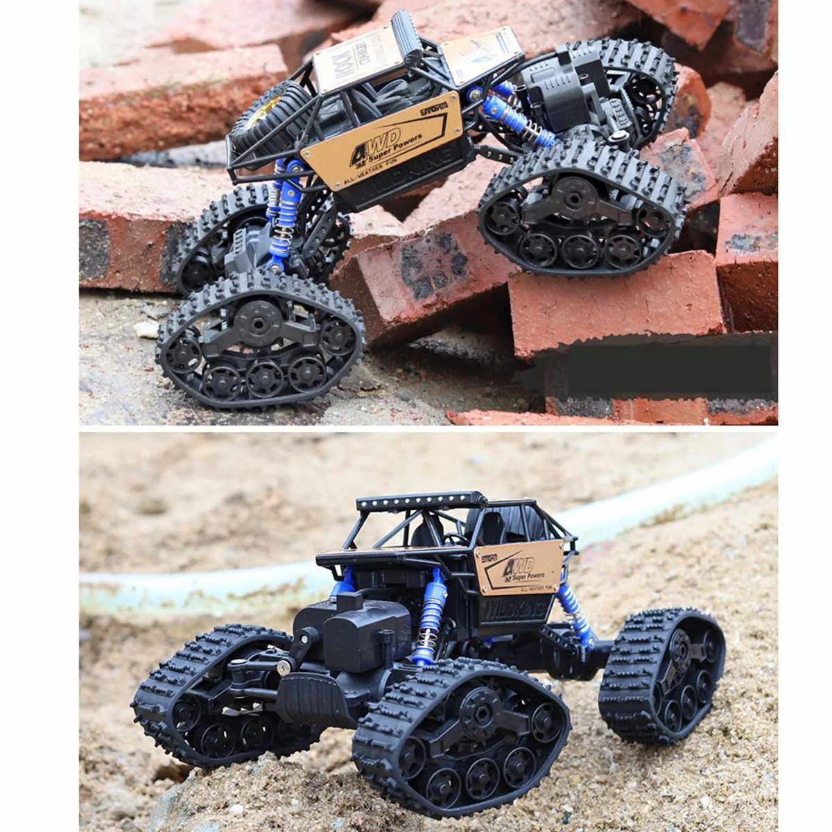 

1:14 4WD RC Car Off-road Climbing Remote Control Car 2.4Ghz Radio Controlled Car Tracked Car Child Toy High Speed Climbing Car
