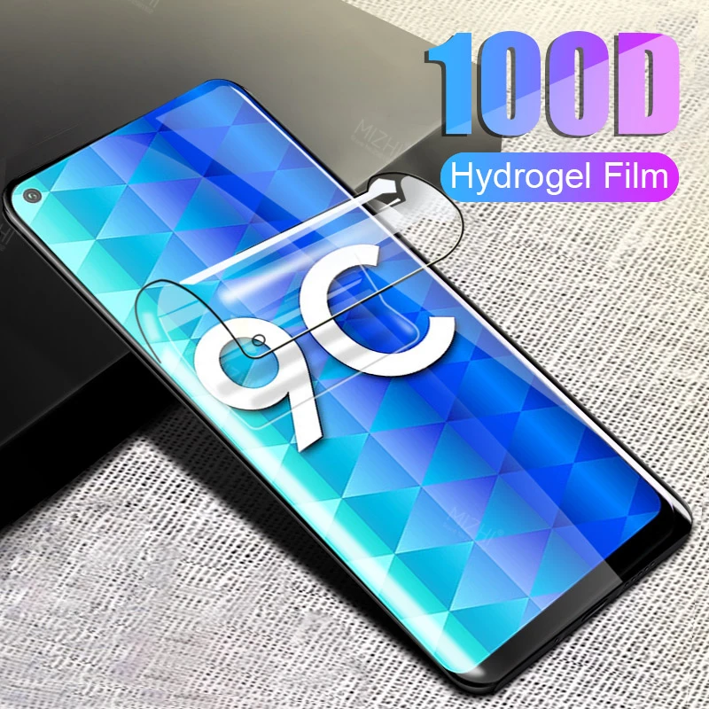 Мягкая Гидрогелевая пленка 3 в 1 для Huawei Honor 9c 9a 9 c a c9 a9 защитная на заднюю крышку