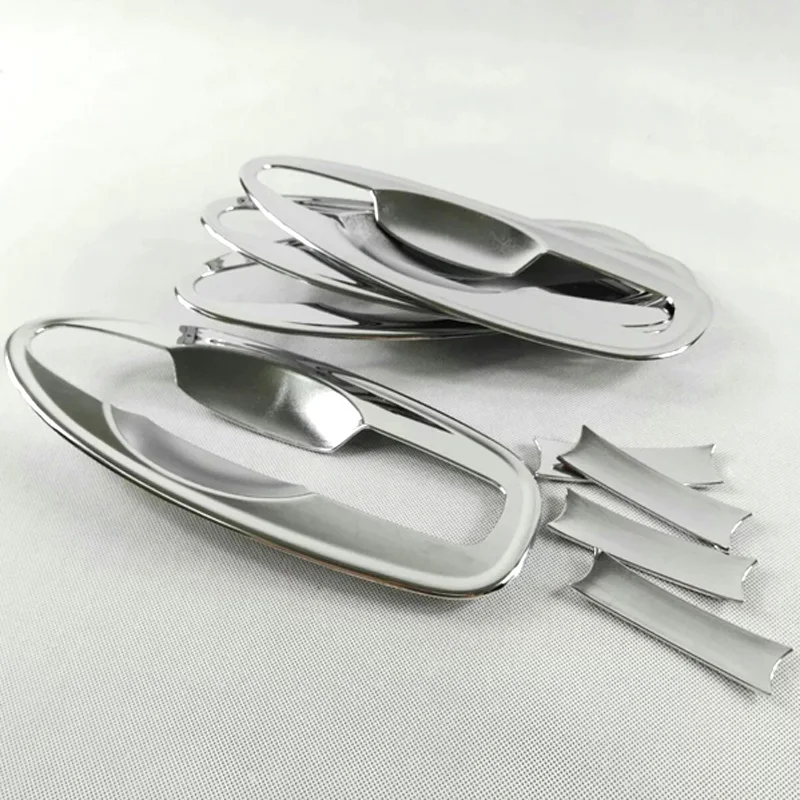 Для Renault Kadjar 2016 2017 2018 2019 ABS Хромированная дверная ручка крышка чаши отделка чашки