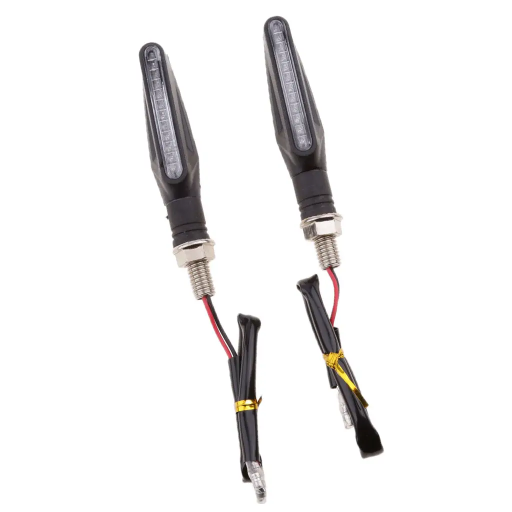 

2pcs Universal Motorcycle 12LED Turn Signal Light Blinker Indicator