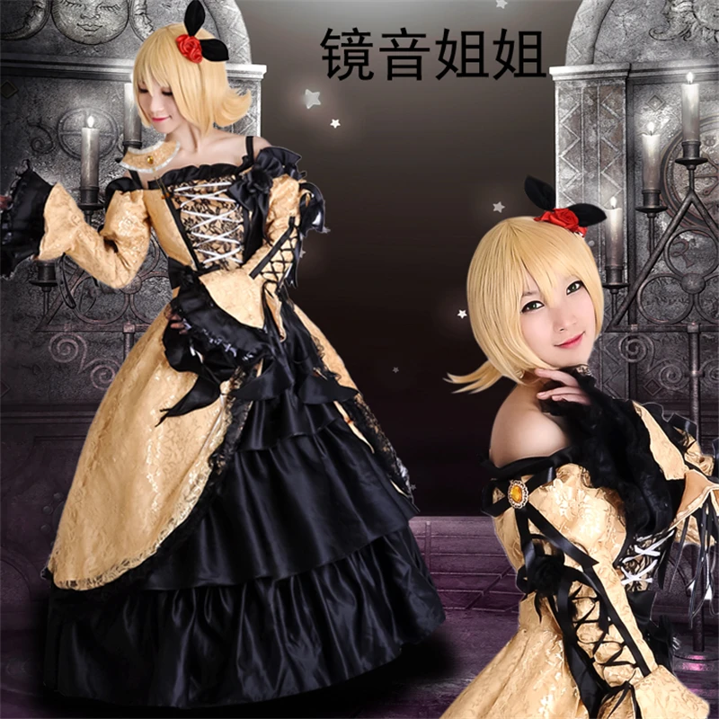 Хацунэ Мику ботинки для Маскарадного костюма с названием песни Kagamine Rin наряды