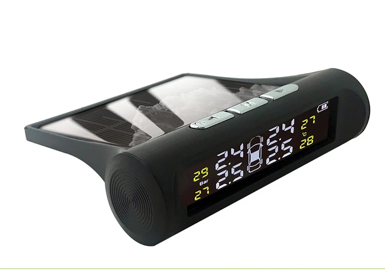 Система контроля давления в шинах TPMS беспроводная система с солнечной панелью 4