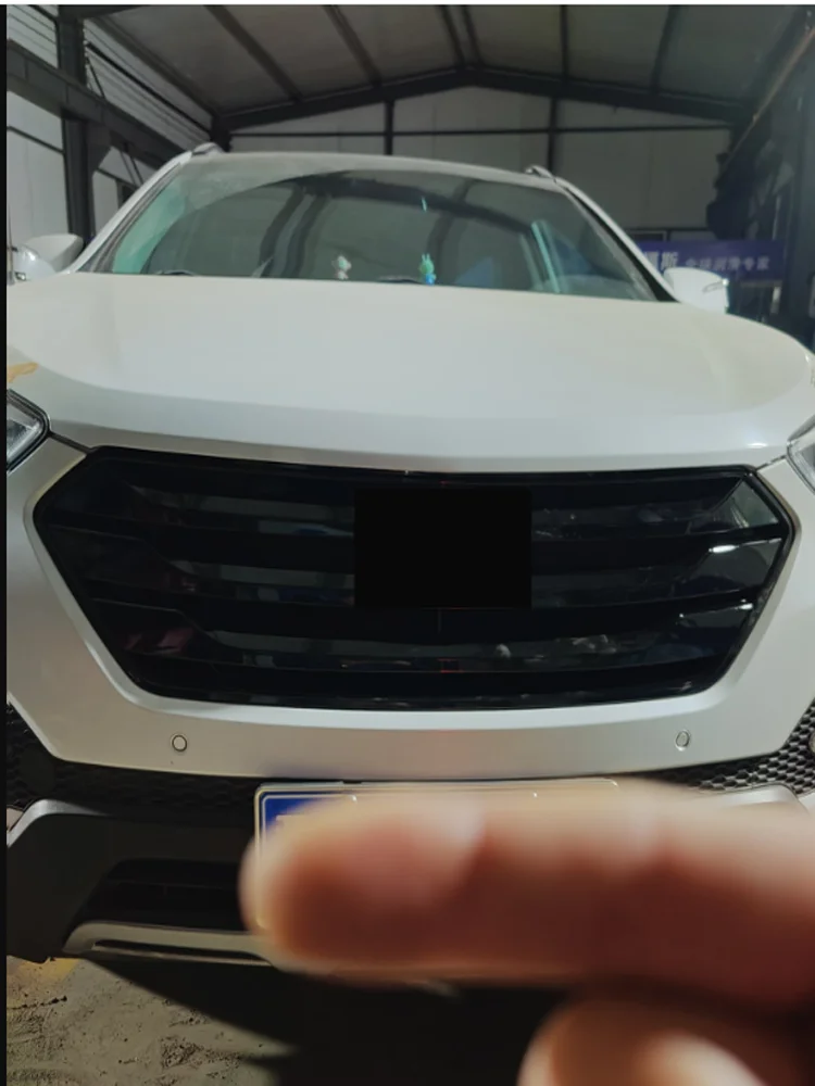 Черная передняя решетка из АБС-пластика вокруг отделки гоночные решетки для 2013