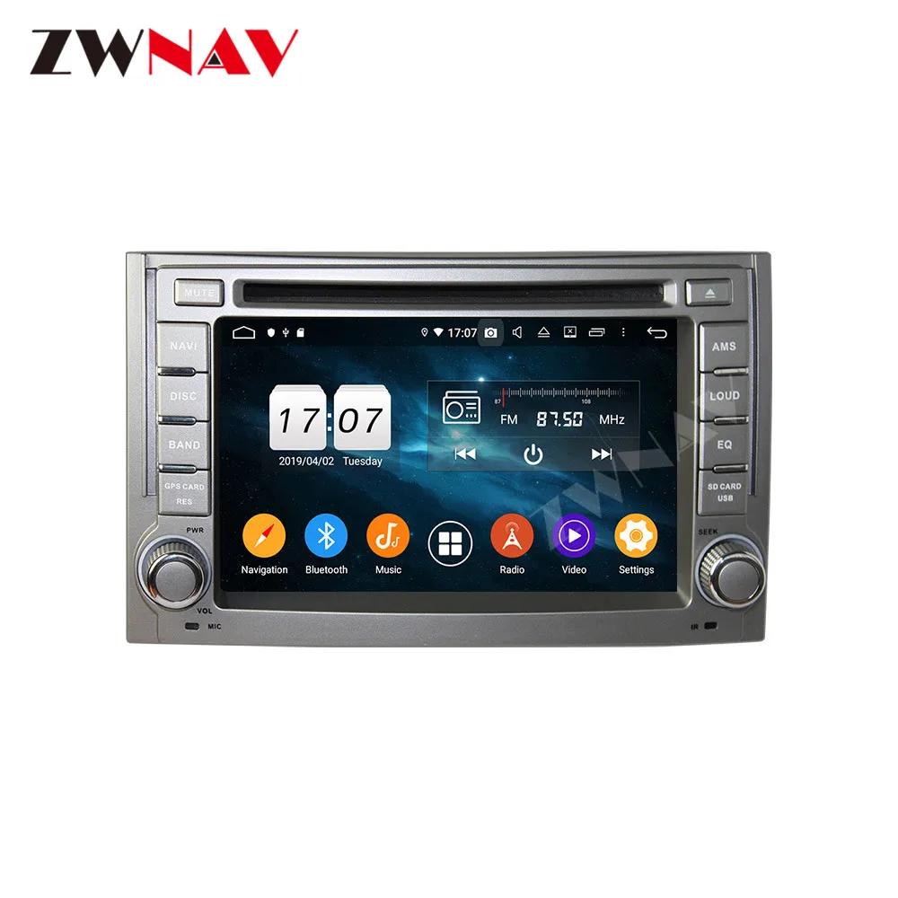 Android 9 IPS экран PX6 DSP для Hyundai H1 Grand Starex 2007 + автомобильный DVD GPS мультимедийный плеер