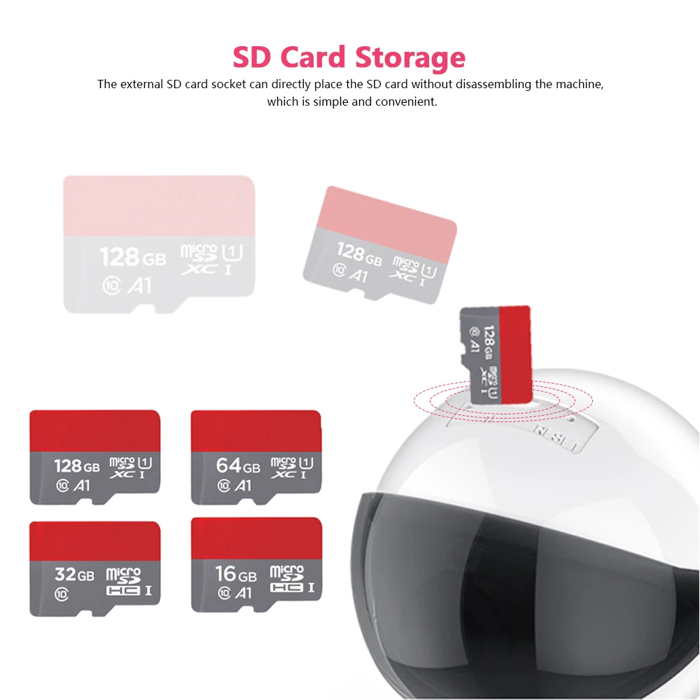 1080 P Облако WI-FI Робот камера Домашней Безопасности IP-Камеры Дети Сопровождают