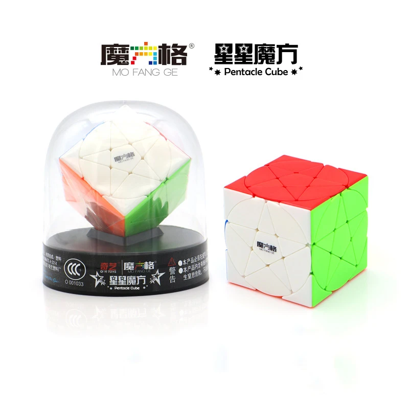 

Qiyi Mofangge Pentacle Cube Geometry-shape Star Cube Stickerless Speed Cube Puzzles Magic Cubes Toys For Children Entertaining