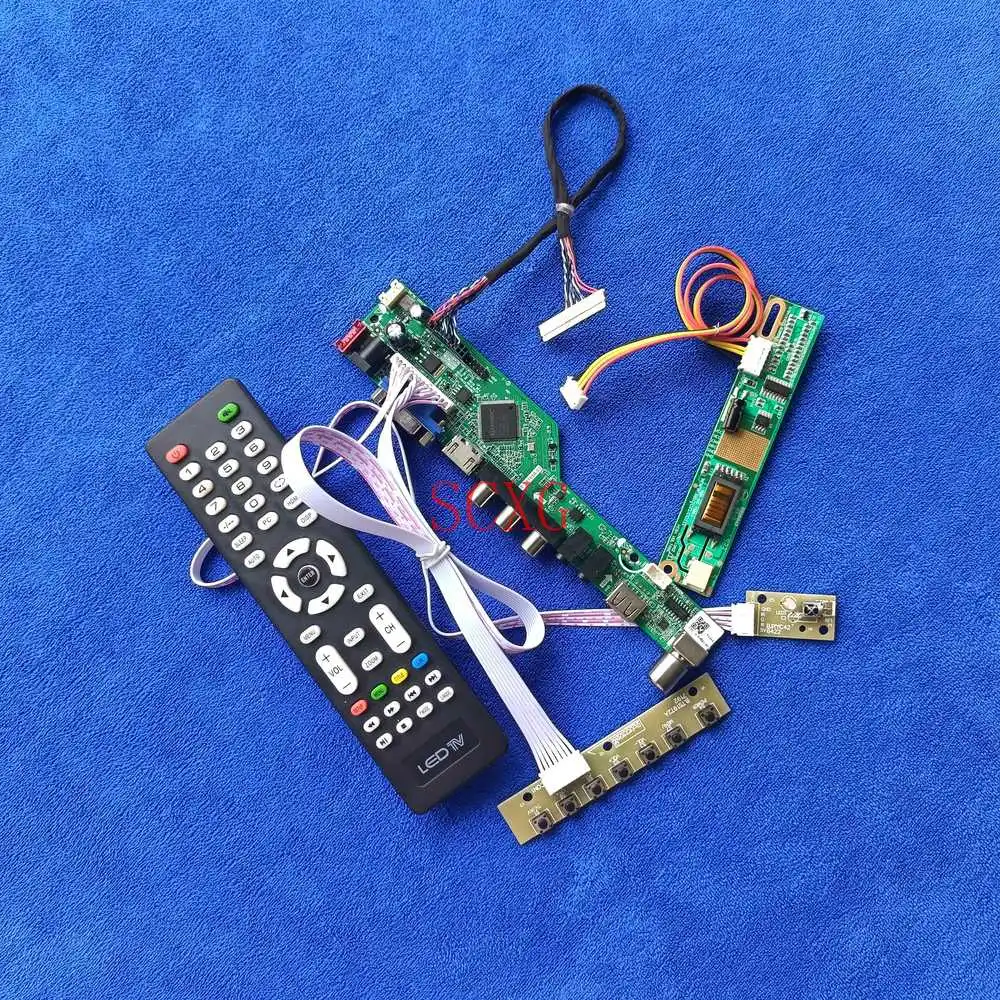 

LVDS-30Pin Analog For LQ150X1LBE1/LQ150X1LBE4/LQ150X1LBE5/8 LCD monitor drive card kit 1CCFL HDMI-compatible USB AV VGA 1024*768