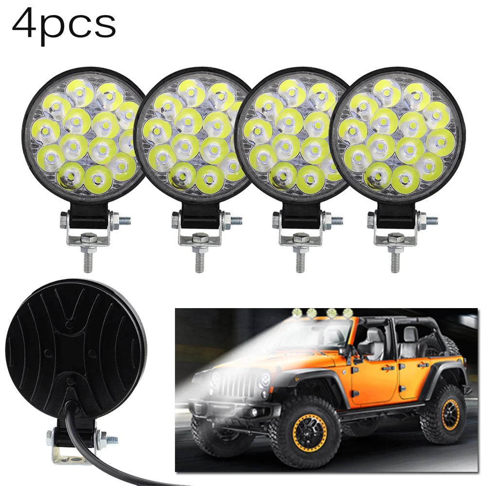 

Replacement Working lights 4pcs Truck Spot Flood Waterproof IP68 Off-road
