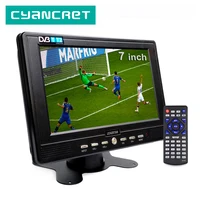 leadstar d768 7 inch portable tv dvb t2 atsc tdt digital and analog mini small car tv television support usb tf mp4 h 265 ac3