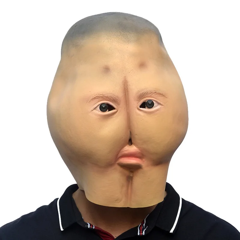 Новая забавная Маскарадная маска на всю голову для Хэллоуина маскарадный костюм