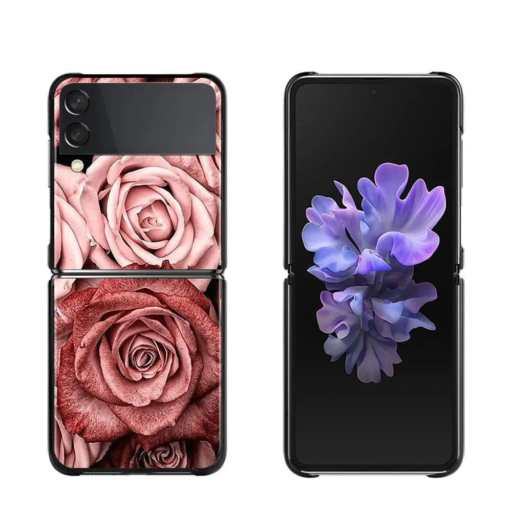 Чехол-книжка для Samsung Galaxy Z Flip3 чехол Flip 3 Zflip 5G жесткие чехлы из поликарбоната с