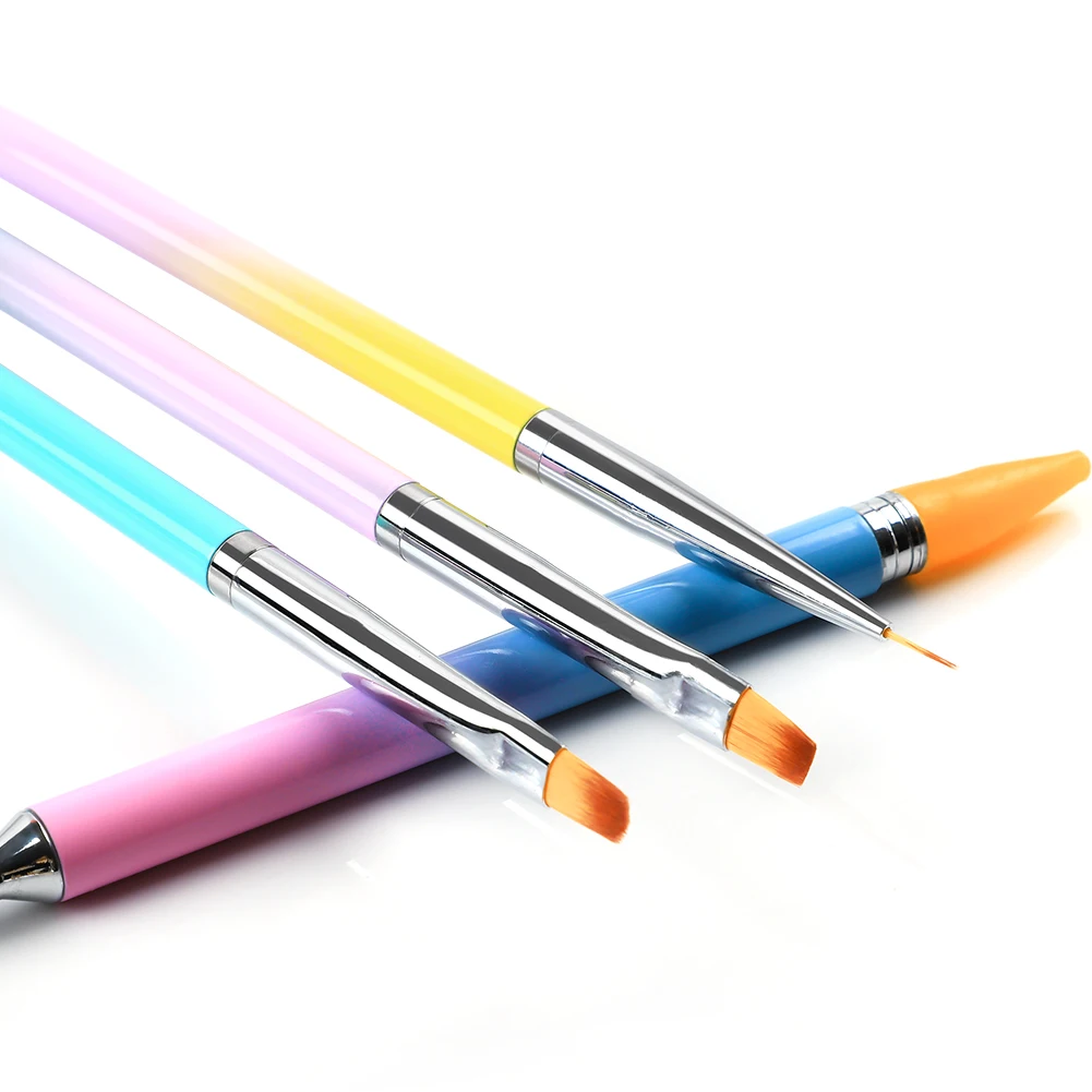 Кисточки для маникюра COSCELIA акриловые кисти ногтей дизайнерские покраски УФ гель|Кисти ногтей| |