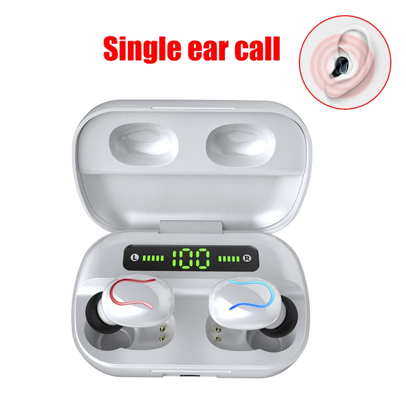 White Single Call HBQ Q32 Bluetooth Беспроводные наушники мобильные наушники с шумоподавлением игровая гарнитура для Iphone Xiaomi - Цвет: White Single Call