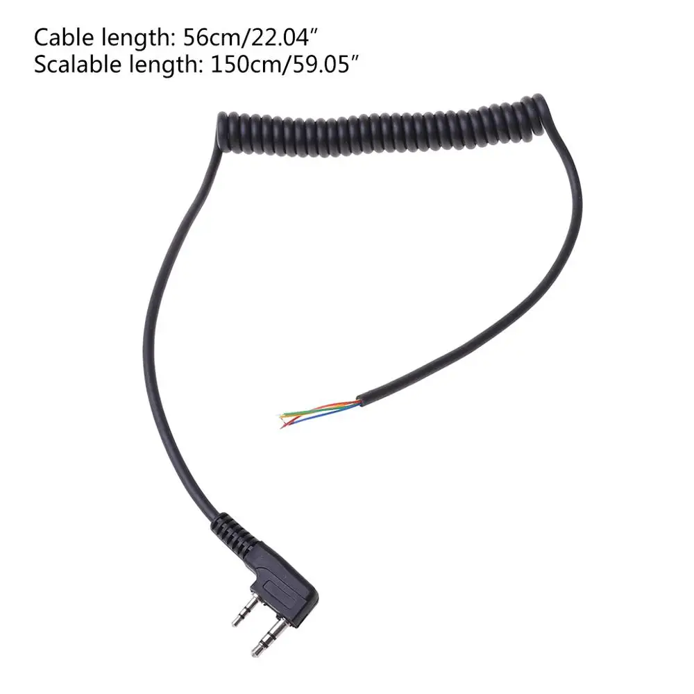 4-проводной микрофон для рации Baofeng UV5R/Kenwood TK370/Linton YTY | Мобильные телефоны и