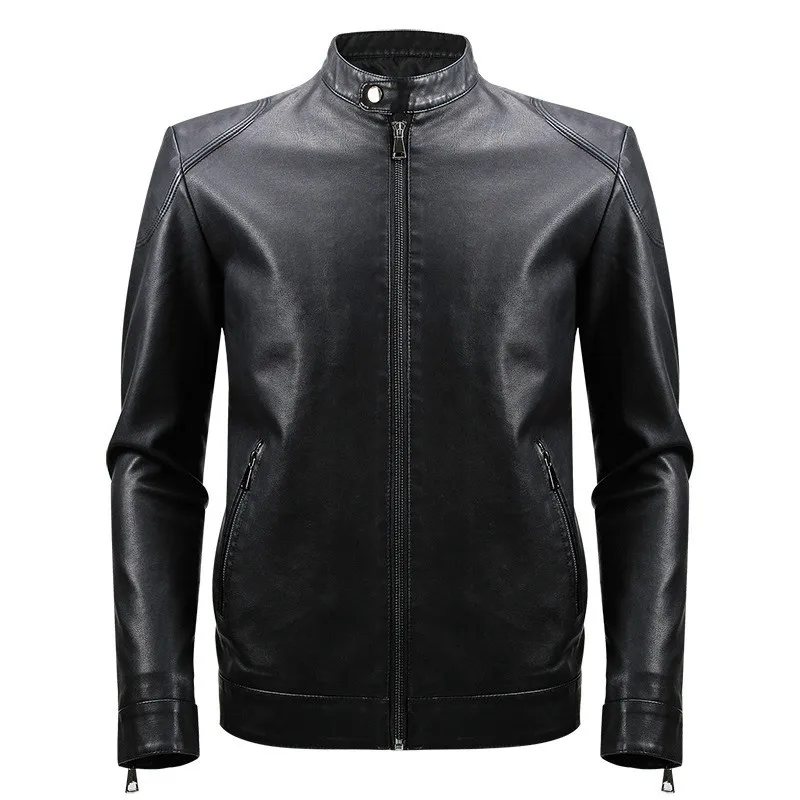 Новинка 2020 демисезонная мотоциклетная куртка из искусственной кожи пальто