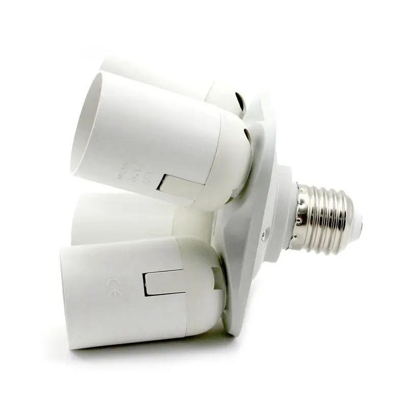 4 в 1 E27 переходник-разветвитель на две студийный Набор для фото светильник