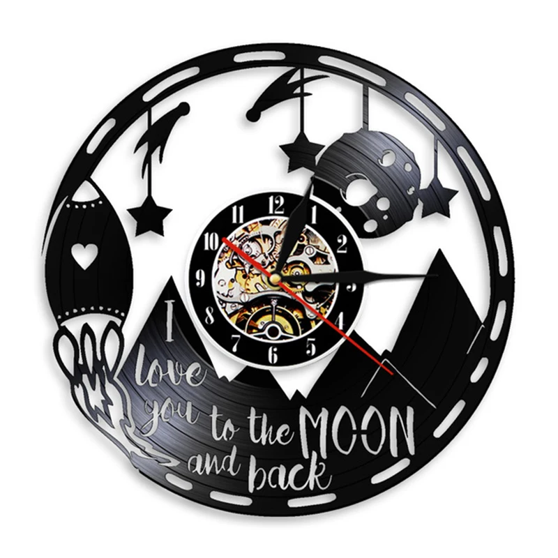 

Настенные часы с надписью «I Love You to the Moon and Back»