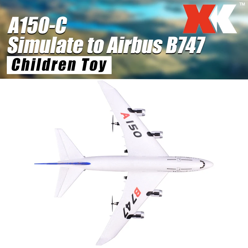 Распродажа модель быстродействующего летательного аппарата XK Airbus B747 2CH 2 4G RC