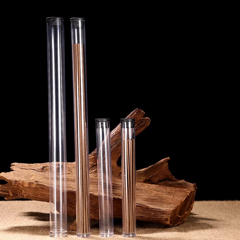 

300Pcs/Lot Transparent Acrylic Incense Tube 5g/10g/20g Incense Sticks Barrel Storage Box Package Gift Boxes Wholesale