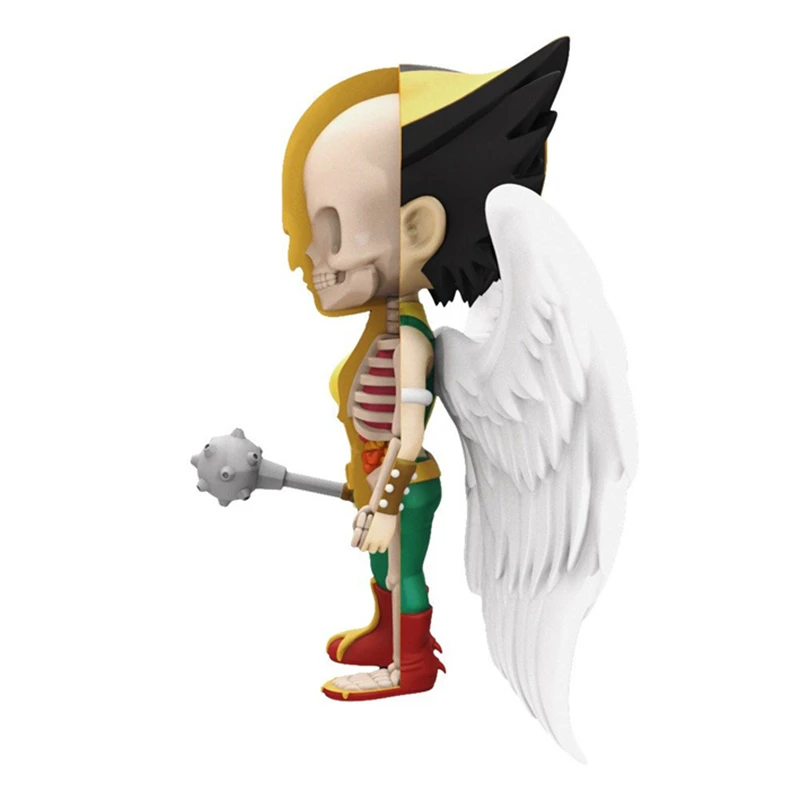 Freeny Анатомия мультфильм орнамент человеческий череп мускулы модель HawkGirl 4D