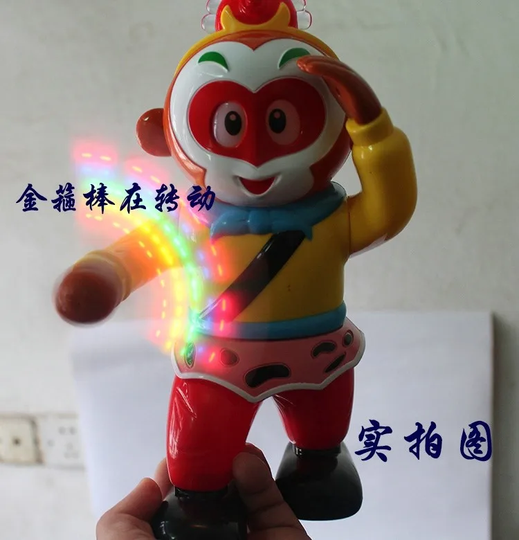 Electric Animal Electric Toy Of Journey To The Monkey King Elder Universal Rotating Great Sound And Light Unisex Finished 2021