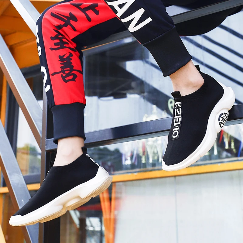 Мужские сетчатые кроссовки повседневные на шнуровке дышащие Нескользящие для