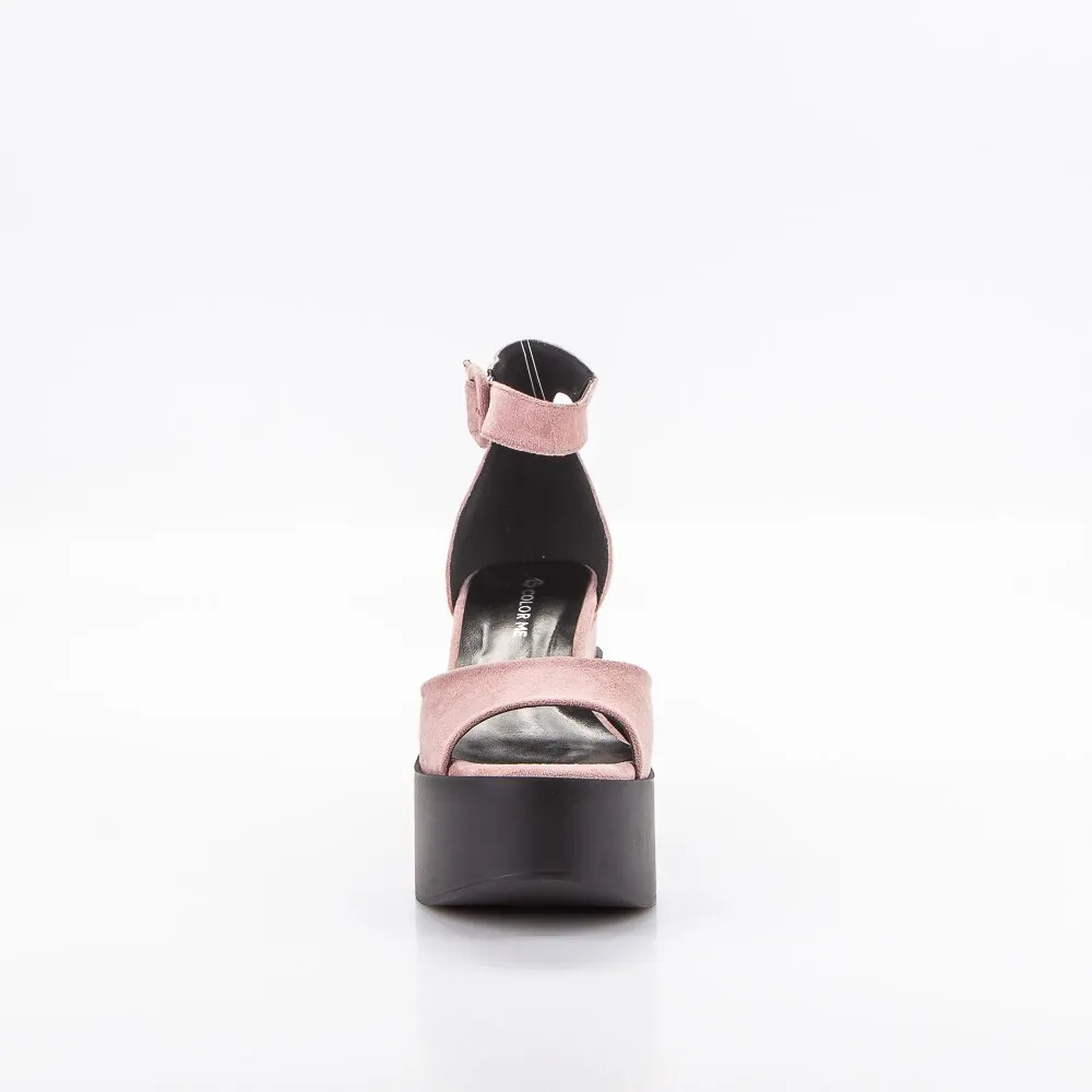 Босоножки женские 102-810 PINK Color Me иск.велюр | Обувь