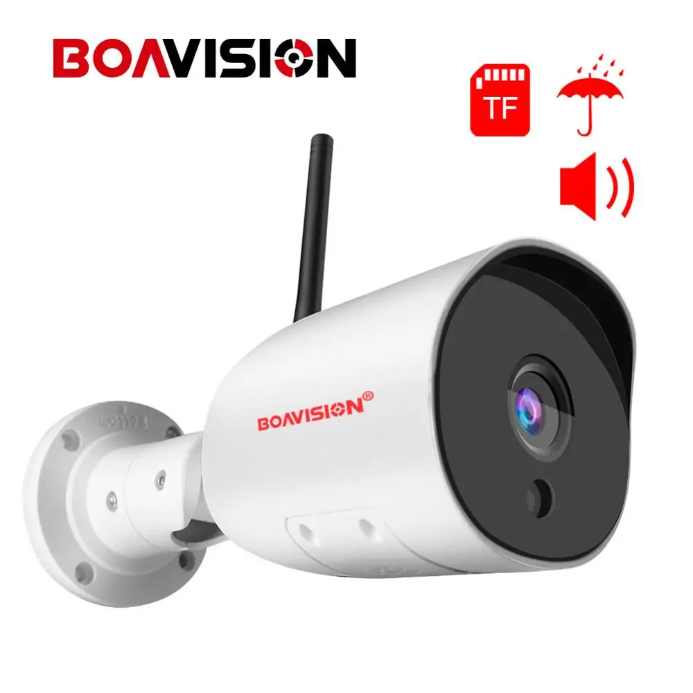 HD 1080P 2MP Wifi ip камера двухсторонняя аудио металлическая Водонепроницаемая