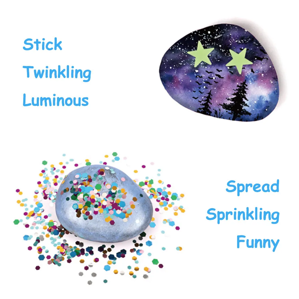 

Children's Crafts DIY Stone Art Graffiti Painted Set Toys Educational Handmade Painting Toys Set For Kids 8-12 Years Old