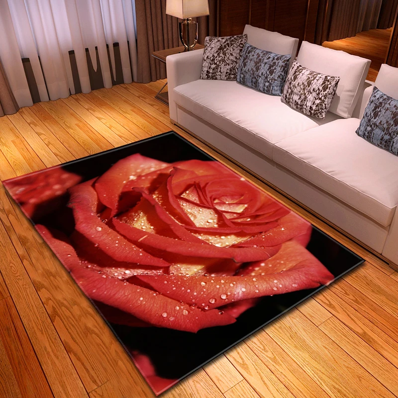 Романтический декоративный ковер на День святого Валентина мягкий