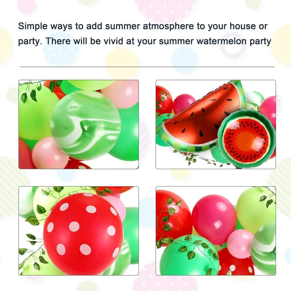 Арбуз вечерние воздушные шары-гирлянды арочный комплект лозы для арбуз