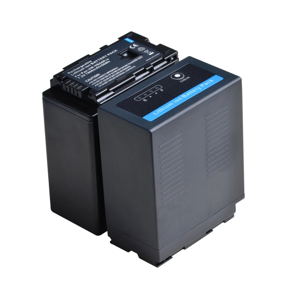 VW VBG6 Bateria VW-VBG6 VWVBG6 Battery with LED Power Indicatoor for Panasonic AG-AC7,AG-AC160A,AG-130,AG-AF100,AG-HMC154ER