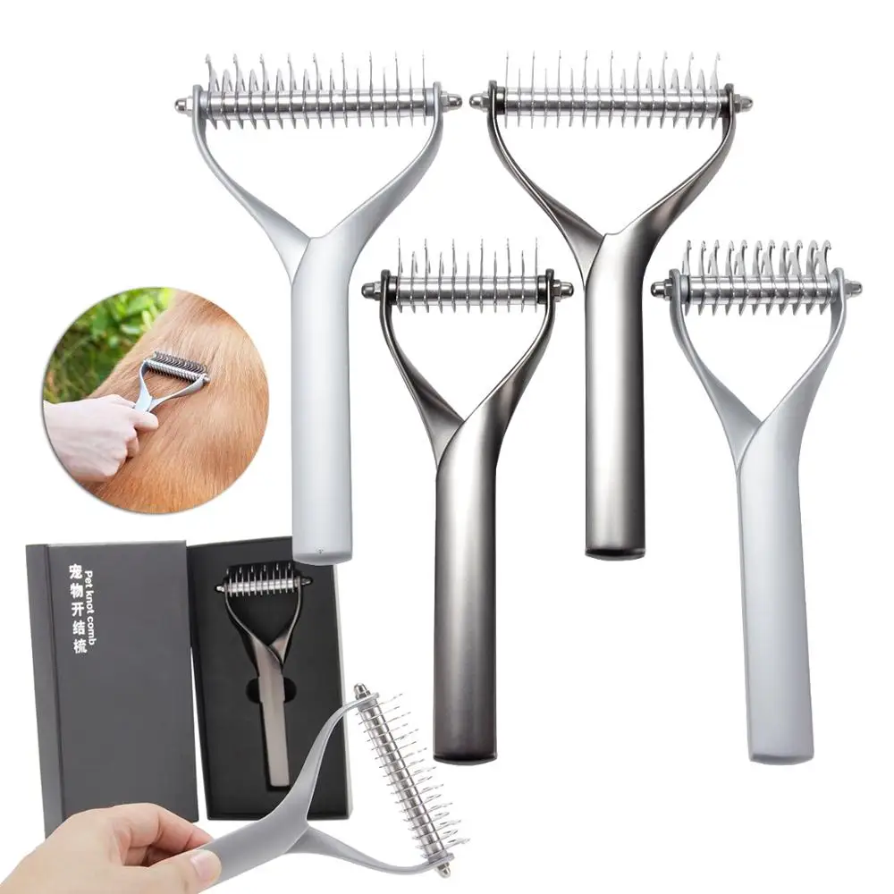 Топ Класс кошка собака удаления волос расческа инструмент для груминга