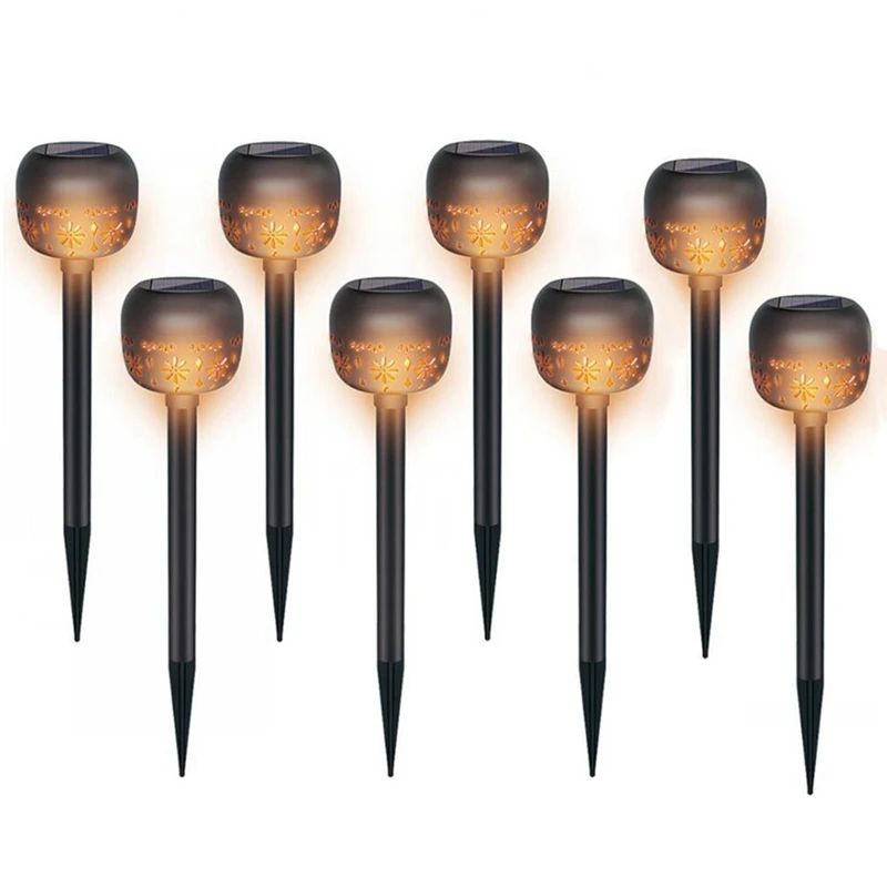 

Декоративные садовые фонари на солнечной батарее, Уличные светодиодные водонепроницаемые фонари для дорожек с автоматическим включением ...