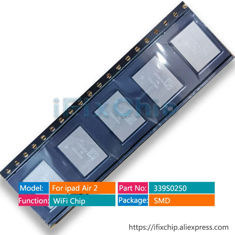 2 шт./лот 339S0250 высокой температуры модуль Wi Fi для ipad air ipad6 U7500 Fi/BT wifi версия чип