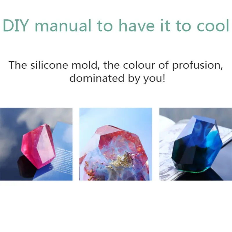 С украшением в виде кристаллов украшения из хрустальной Эпоксидной Силиконовые