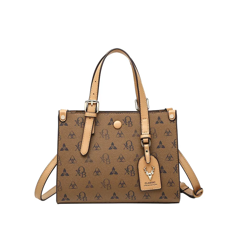 2021 New Fashion 100% Leather Wallet Retro Printing Large Capacity Handbag Messenger Shoulder Bag Luxury Designer Sac Luxe Gg