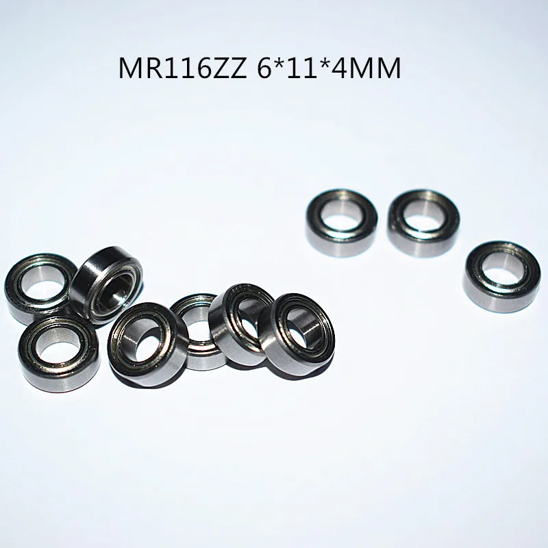 MR116ZZ 6*11*4 (мм) 10 штук Бесплатная доставка ABEC 5 металлическим герметичным