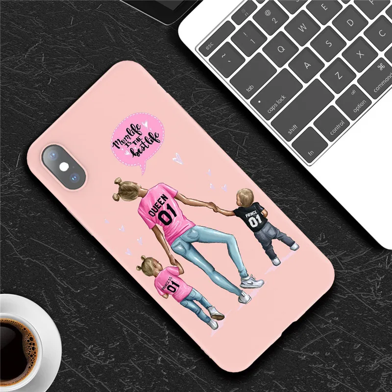 AC4577P Lovebay для iPhone 6, 6 s, 7, 8 Plus, 11 Pro Max X, XR, XS Max, чехол для телефона с изображением мультяшного жирафа, мягкий ТПУ чехол для королевы, конфет, Парижа, девушки - Цвет: AC4577P
