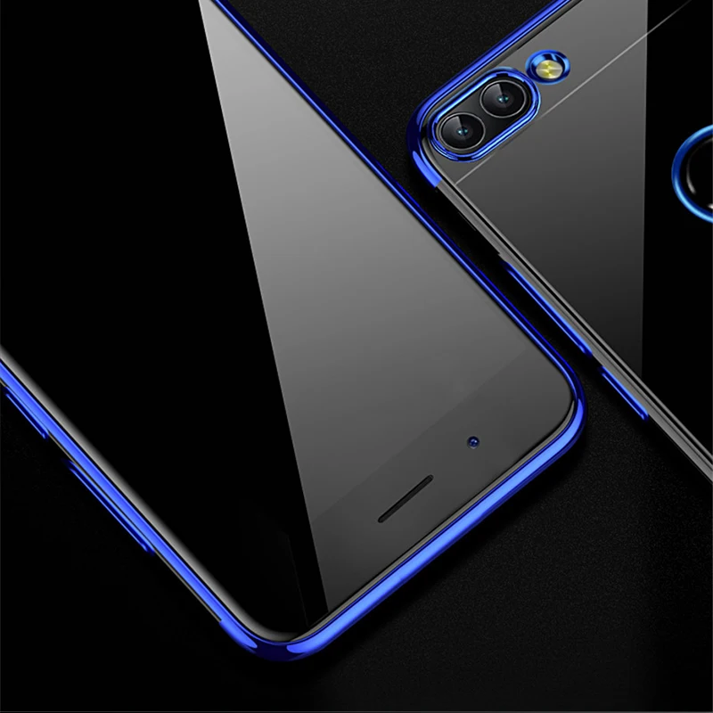 Роскошный Ультратонкий Прозрачный мягкий силиконовый чехол из ТПУ с покрытием