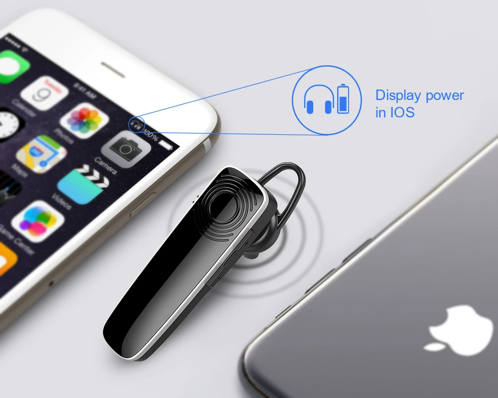 Новинка, Bee, Bluetooth, 5,0, наушники, беспроводная гарнитура, свободные руки, наушники, гарнитура, стерео наушники с CVC6.0 микрофоном для iPhone, xiaomi