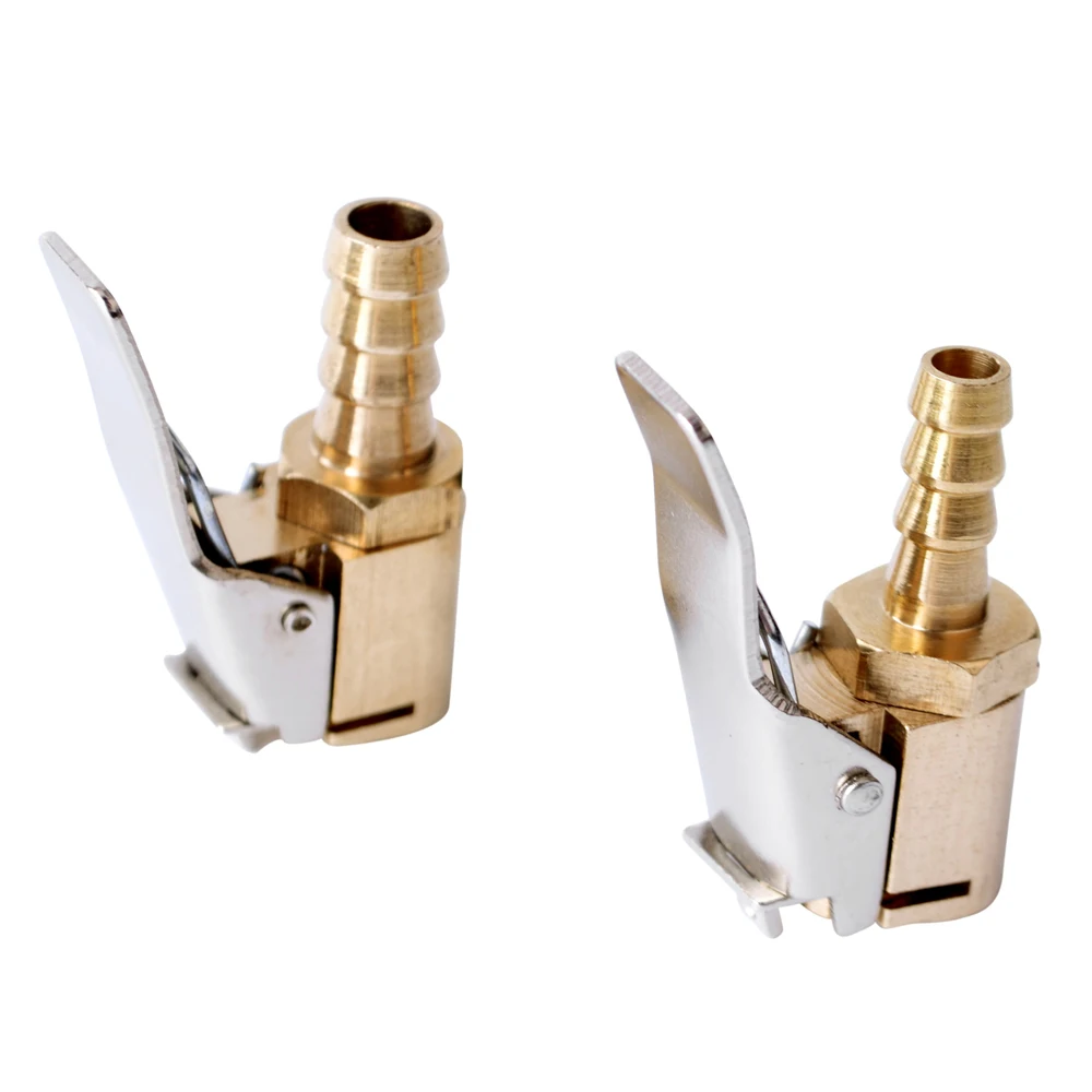 Наконечник на шланг 6 мм/8 мм для подкачки колес металлический фитинг переходник