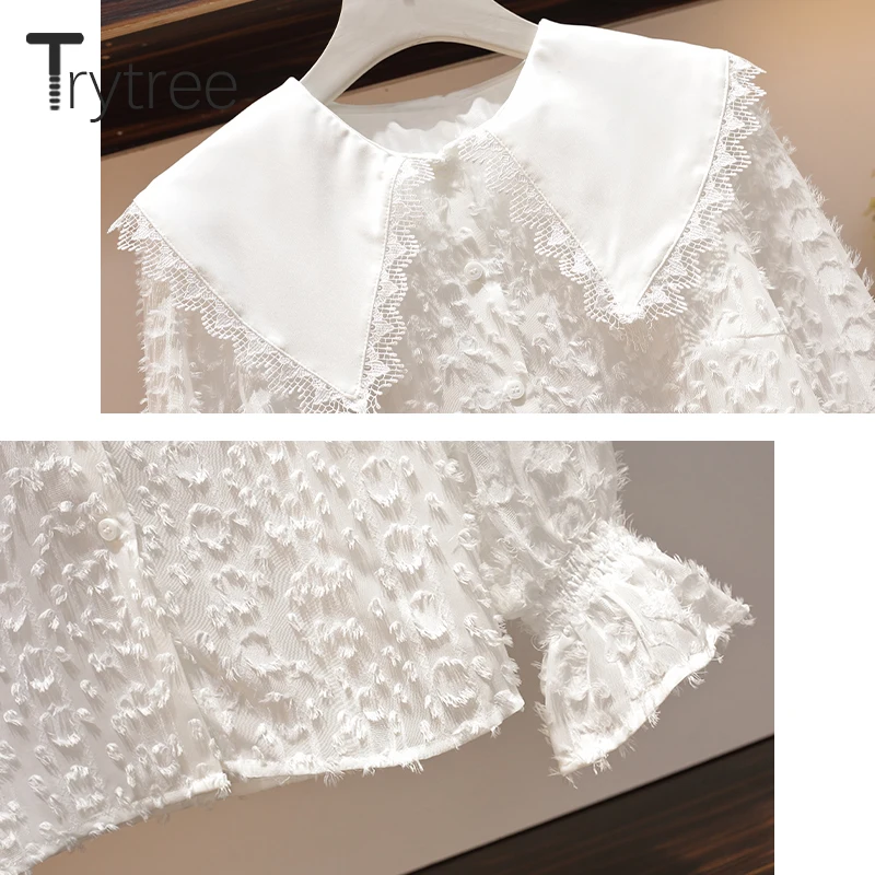 Весенний комплект из двух предметов Trytree 2020 повседневный кружевной однобортный