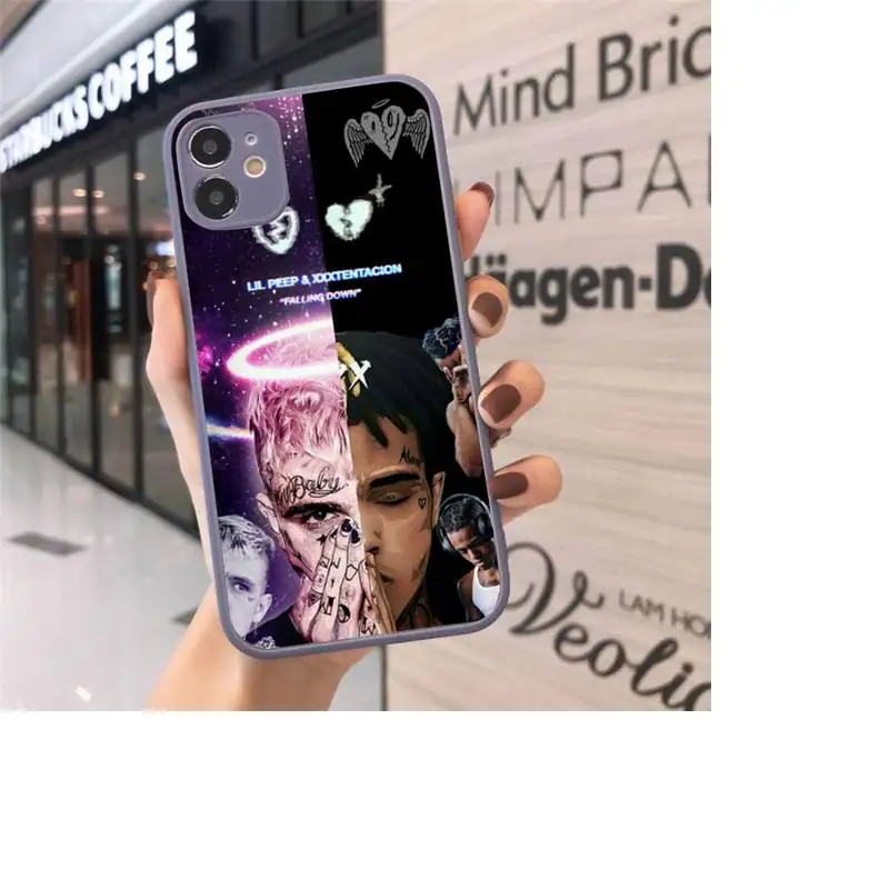 

Lil Peep USA singer Gustav Phone Case Matte Transparent for iPhone 7 8 11 12 s mini pro X XS XR MAX Plus cover funda