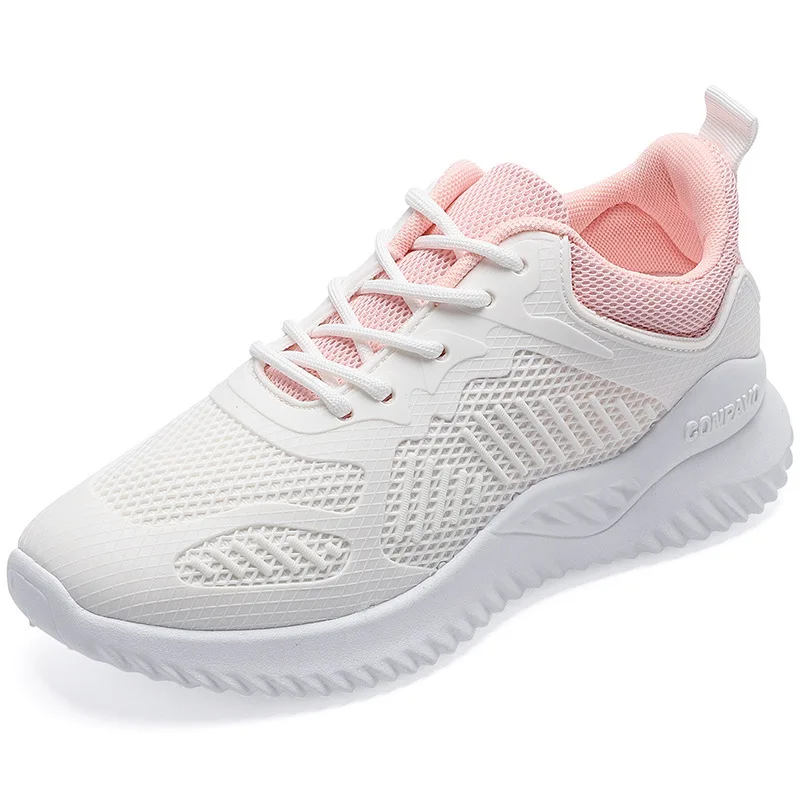 

Timalina Women's Tennis Shoes Women Fitness Sport Sneaker Breathable Round Toe Flat With Fabric Shoes Mesh Autumn Zapatos Mujer