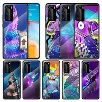 15 f nightss unicorn for huawei p smart 2021 2020 z p40 p30 p20 p10 lite nova 5i 2019 pro plus tempered glass phone case