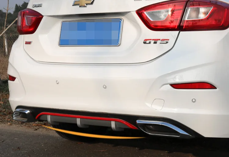 Диффузор для заднего бампера Chevrolet Cruze 2017 2018 2019|Обвесы| |